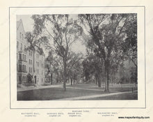 Load image into Gallery viewer, 1904 - Hand Colored And Black White Images Of Harvard University Radcliffe College Antique Print