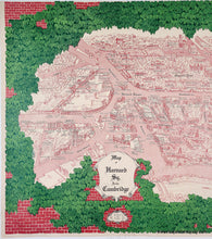 Load image into Gallery viewer, 1978 - Map of Harvard Square Area Cambridge - Genuine Original Map
