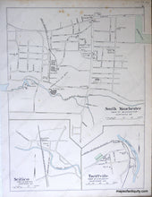 Load image into Gallery viewer, 1893 - South Part City Of Hartford Connecticut. Antique Map Genuine Hand-Colored