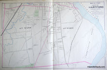 Load image into Gallery viewer, Antique-Hand-Colored-Map-South-Part-City-of-Hartford-Connecticut.-Connecticut--1893-D.H.-Hurd-Maps-Of-Antiquity