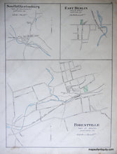 Load image into Gallery viewer, 1893 - City Of New Britain (Ct) Antique Map Genuine Hand-Colored