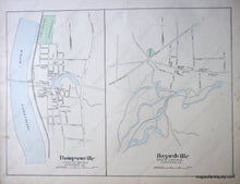 Load image into Gallery viewer, 1893 - Wetherfield Unionville Windsor Locks Simsbury Etc. (Ct) Antique Map Genuine Hand-Colored