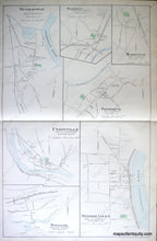 Load image into Gallery viewer, Antique-Hand-Colored-Map-Wetherfield-Unionville-Windsor-Locks-Simsbury-etc.-(CT)-Connecticut--1893-D.H.-Hurd-Maps-Of-Antiquity