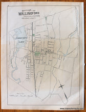 Load image into Gallery viewer, 1893 - Borough Of West Haven; Verso: City Derby And Shelton (Ct) Antique Map Genuine Hand-Colored