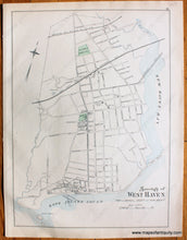 Load image into Gallery viewer, Antique-Map-Borough-of-West-Haven