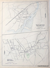 Load image into Gallery viewer, 1893 - Borough Of Stamford Fairfield County Ct Antique Map Genuine Hand-Colored