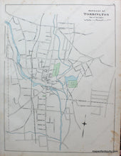 Load image into Gallery viewer, 1893 - Lakeville Falls Village Washington Canaan Norfolk Salisbury Verso Torrington Terryville P.o.