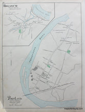 Load image into Gallery viewer, 1893 - City Of Middletown Connecticut Clinton Middle Haddam Verso Higganum Portland Old Saybrook