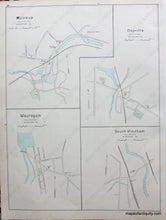 Load image into Gallery viewer, 1893 - Borough Of Willimantic Connecticut Central Village East Killingly Verso Brooklyn Windham