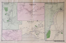 Load image into Gallery viewer, Antique-Hand-Colored-Map-Salisbury-Village-Lime-Rock-Amesville-Connecticut-United-States-Connecticut-1874-Beers-Maps-Of-Antiquity