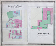 Load image into Gallery viewer, Antique-Hand-Colored-Map-Douglas-Pump-Works-Victor-Sewing-Machine-Co-verso-Russell-Mfg-Co.-United-States-Connecticut-1874-Beers-Maps-Of-Antiquity