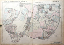 Load image into Gallery viewer, Genuine-Antique-Map-Part-of-Town-of-Darien-Fairfield-County-Connecticut-Plate-28-1938-Franklin-Survey-Company-Maps-Of-Antiquity