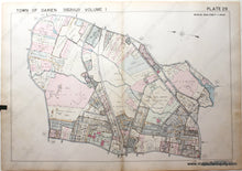 Load image into Gallery viewer, Genuine-Antique-Map-Part-of-Town-of-Darien-Fairfield-County-Connecticut-Plate-29-1938-Franklin-Survey-Company-Maps-Of-Antiquity