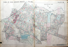 Load image into Gallery viewer, Genuine-Antique-Map-Part-of-Town-of-New-Canaan-Fairfield-County-Connecticut-Plate-35-1938-Franklin-Survey-Company-Maps-Of-Antiquity