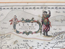 Load image into Gallery viewer, Antique-Hand-Colored-Map-Xensi-Imperii-Sinarum-Provincia-Tertia-Asia-China-Great-Wall-1655-Blaeu-Maps-Of-Antiquity-1600s-17th-century