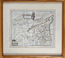 Load image into Gallery viewer, Antique-Hand-Colored-Map-Xensi-Imperii-Sinarum-Provincia-Tertia-Asia-China-Great-Wall-1655-Blaeu-Maps-Of-Antiquity-1600s-17th-century