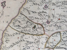 Load image into Gallery viewer, Antique-Hand-Colored-Map-Xensi-Imperii-Sinarum-Provincia-Secunda-Asia-China-Great-Wall-1655-Blaeu-Maps-Of-Antiquity-1600s-17th-century