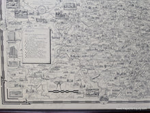 Load image into Gallery viewer, 1938 - Boston (Massachusetts) And Vicinity Antique Pictorial Map Framed Genuine Uncolored