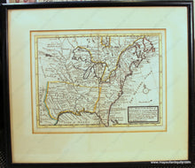 Load image into Gallery viewer, Genuine-Antique-Map-A-New-Map-of-ye-North-Parts-of-America-claimed-by-France-under-ye-Names-of-Louisiana-Mississippi-Canada-&-New-France.-With-the-Adjoining-Territories-of-England-&-Spain.-By-H.-Moll-Geographer-1735-Moll-Maps-Of-Antiquity
