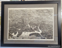Load image into Gallery viewer, Genuine-Antique-Map-Birds-Eye-View-of-Boston-and-Vicinity-1871-Harpers-Weekly-Maps-Of-Antiquity