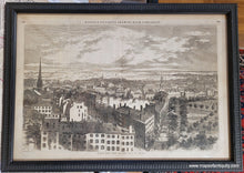 Load image into Gallery viewer, Antique-Hand-Colored-Engraved-Illustration-Bird's-Eye-View-of-the-City-of-Boston-United-States--1856-Ballou's-Pictorial-Drawing-Room-Companion-Maps-Of-Antiquity