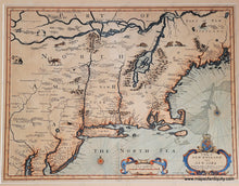 Load image into Gallery viewer, Genuine-Antique-Map-A-Map-of-New-England-and-New-York-1676-Speed-Maps-Of-Antiquity