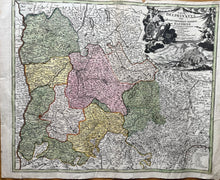 Load image into Gallery viewer, Genuine-Antique-Hand-colored-Map-France-Tabula-Delphinatus-Vulgo-Le-Gouvernement-General-du-Dauphine---Homann-Maps-Of-Antiquity