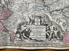 Load image into Gallery viewer, Genuine-Antique-Hand-colored-Map-Luxembourg-Germany-Trevisensis-Arch-Episcopatus-et-Electoratus---Seutter-Maps-Of-Antiquity