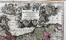Load image into Gallery viewer, Genuine-Antique-Hand-colored-Map-Germany-Brandenburgens-Ducatus-Pomeraniae-et-Ducatus-Mecklenburgicus--Seutter-Maps-Of-Antiquity