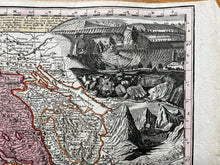 Load image into Gallery viewer, Genuine-Antique-Hand-colored-Map-Nova-Totius-Helvetiae-com-suis-Subditis-Switzerland--maker-Seutter-Maps-Of-Antiquity