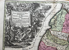 Load image into Gallery viewer, Genuine-Antique-Hand-colored-Map--Holy-Land-Palestine-Judea-Regio-Canaan-seu-Terra-Promissionis-Postea-Judeaea-del-Palatina-Nomenata-Hodi-Terra-Sancta--Seutter-Maps-Of-Antiquity