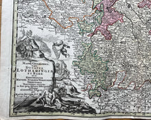Load image into Gallery viewer, Genuine-Antique-Hand-colored-Map-Ducatus-Lothariniae-et-Barr-ut-et-Episopatuum-Metens-Tullens-Verdunens-France--Seutter-Maps-Of-Antiquity