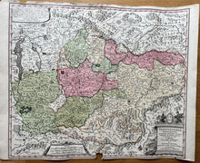 Load image into Gallery viewer, Genuine-Antique-Hand-colored-Map-Transylvaniae-Principatus-in-Quinque-Nationes-Divisus--Seutter-Maps-Of-Antiquity