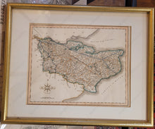 Load image into Gallery viewer, Genuine-Antique-Map-Kent-frame-double-sided---England-1790s-John-Cary-Maps-Of-Antiquity