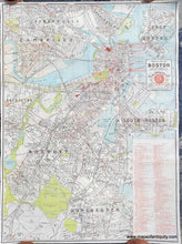 Load image into Gallery viewer, Genuine-Antique-Map-Official-Map-of-Boston-by-Walker-for-the-Christian-Endeavor-Convention-1895-Walker-Maps-Of-Antiquity
