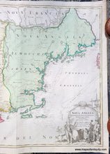 Load image into Gallery viewer, Genuine-Antique-Map-Nova-Anglia-New-England-New-York-New-Jersey-East-West-Jersey-Northeast-North-America-1720-Homann-Maps-Of-Antiquity