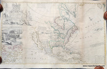 Load image into Gallery viewer, Genuine-Antique-Map-North-America---To-The-Right-Honorable-John-Lord-Sommers----This-Map-of-North-America-According-To-Ye-Newest-and-Most-Exact-Observations-1715-Moll-Maps-Of-Antiquity