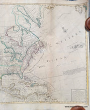 Load image into Gallery viewer, Genuine-Antique-Map-North-America---To-The-Right-Honorable-John-Lord-Sommers----This-Map-of-North-America-According-To-Ye-Newest-and-Most-Exact-Observations-1715-Moll-Maps-Of-Antiquity