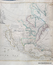 Load image into Gallery viewer, Genuine-Antique-Map-North-America---To-The-Right-Honorable-John-Lord-Sommers----This-Map-of-North-America-According-To-Ye-Newest-and-Most-Exact-Observations-1715-Moll-Maps-Of-Antiquity