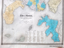 Load image into Gallery viewer, Genuine-Antique-Rare-Map-A-New-Complete-Map-of-the-City-of-Boston-with-part-of-Charlestown-Cambridge-Roxbury-From-the-best-Authorities-by-G-W-Boynton-for-Nathaniel-Dearborn-Son-1839-Boynton-Dearborn-Maps-Of-Antiquity