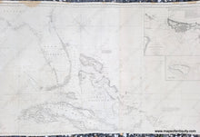 Load image into Gallery viewer, 1832/1837 - Blunt’s New Chart Of The West Indies And Gulf Mexico Antique Map Genuine Nautical