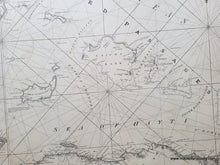 Load image into Gallery viewer, 1836 - A New Chart Of The Windward Passages Containing Islands Jamaica St. Domingo With Part Cuba