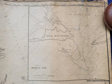 Load image into Gallery viewer, 1820 - Chart Of The Mississippi River And Coast West Florida Extending From Longitude 83.45W To