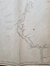 Load image into Gallery viewer, 1820 - Chart Of The Mississippi River And Coast West Florida Extending From Longitude 83.45W To