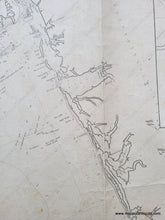 Load image into Gallery viewer, 1820 - Chart Of The Mississippi River And Coast West Florida Extending From Longitude 83.45W To