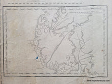 Load image into Gallery viewer, 1820 - Chart Of The Mississippi River And Coast West Florida Extending From Longitude 83.45W To