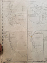 Load image into Gallery viewer, 1827 - Untitled: Cape Hatteras To Fear Antique Map Genuine Chart