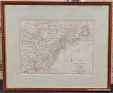 Load image into Gallery viewer, Genuine-Antique-Map-A-New-and-Correct-Map-of-North-America-in-which-the-places-of-the-principal-engagements-during-the-present-war-are-accurately-inserted-and-the-Boundaries-as-Settled-by-Treaty-in-1783-Clearly-Marked-1783-Bew-Political-Magazine-Maps-Of-Antiquity