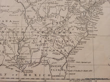 Load image into Gallery viewer, Genuine-Antique-Map-A-New-and-Correct-Map-of-North-America-in-which-the-places-of-the-principal-engagements-during-the-present-war-are-accurately-inserted-and-the-Boundaries-as-Settled-by-Treaty-in-1783-Clearly-Marked-1783-Bew-Political-Magazine-Maps-Of-Antiquity