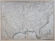 Load image into Gallery viewer, Genuine-Antique-Map-Carte-de-la-Louisiane-et-du-Cours-du-Mississipi-1st-state--1718-Guillaume-de-L-Isle-Maps-Of-Antiquity